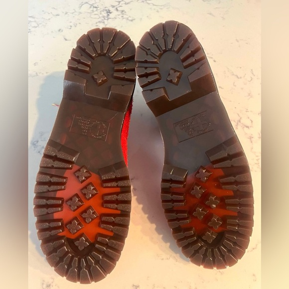 Dr.Martens  Men’s 939 Ben Suede Red Padded Collar Lace Up Boots New - Picture 8 of 16